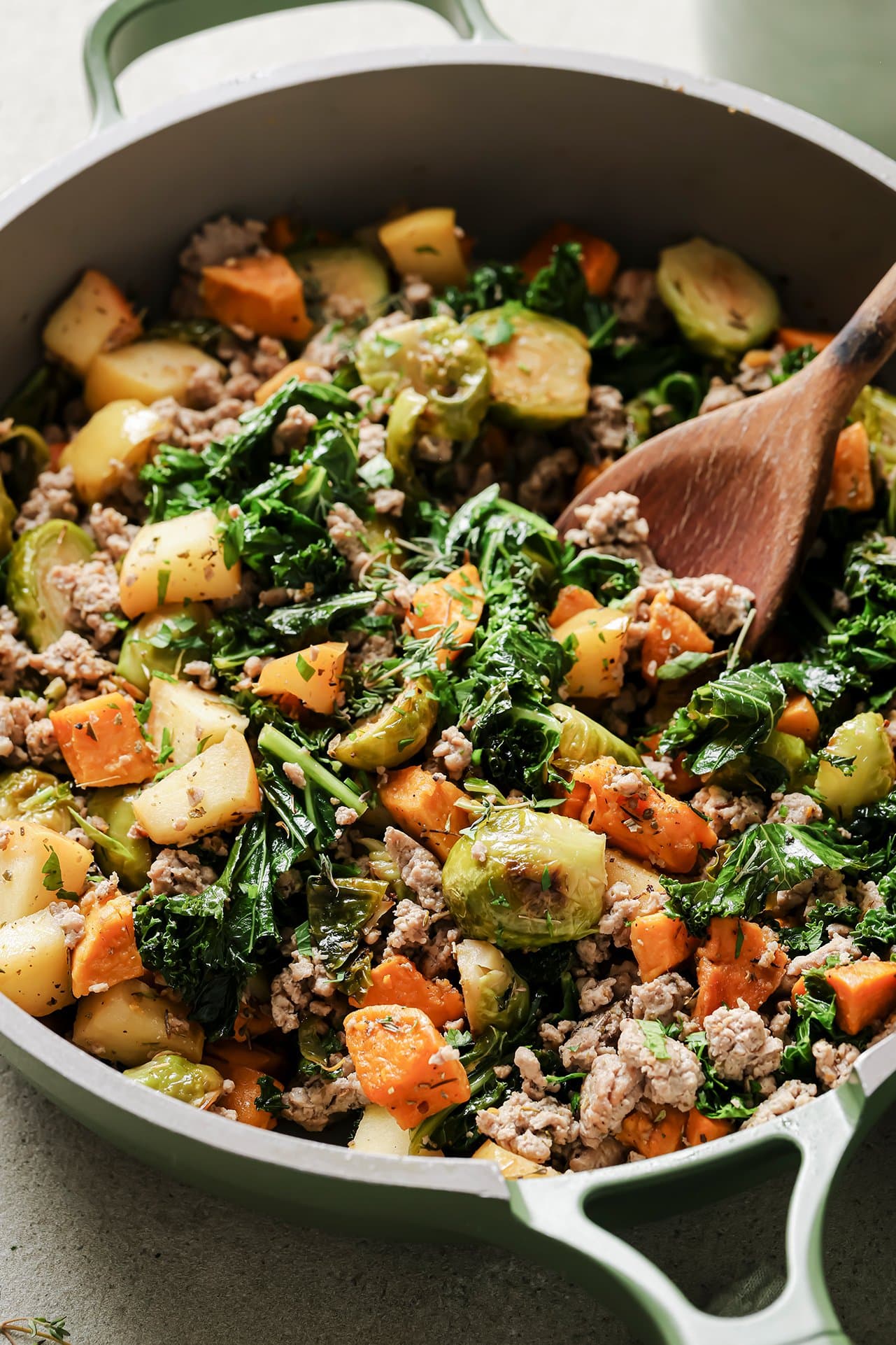 Sweet Potato &amp; Turkey Breakfast Hash