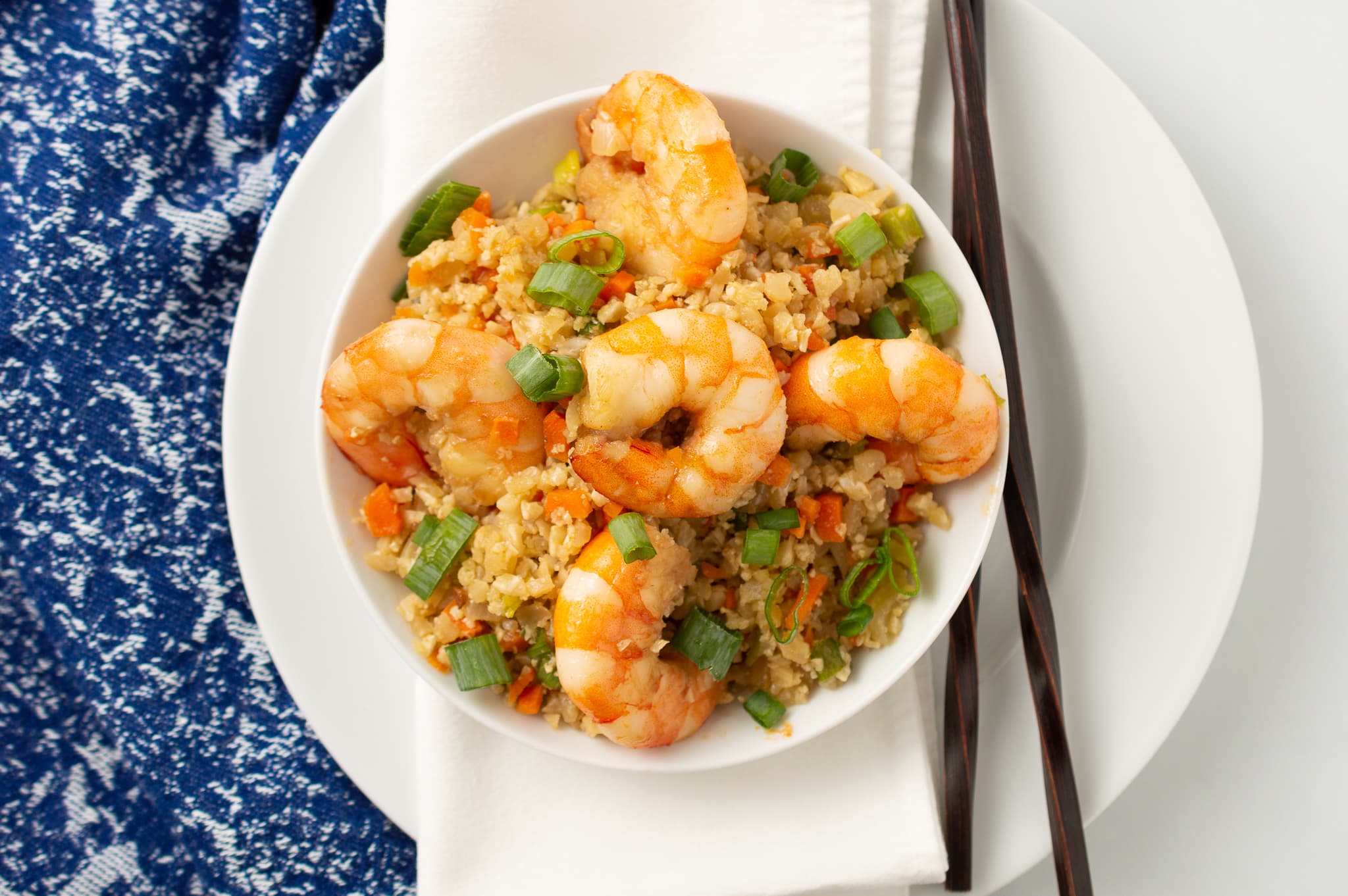 Shrimp Fried "Rice" (AIP/Paleo)