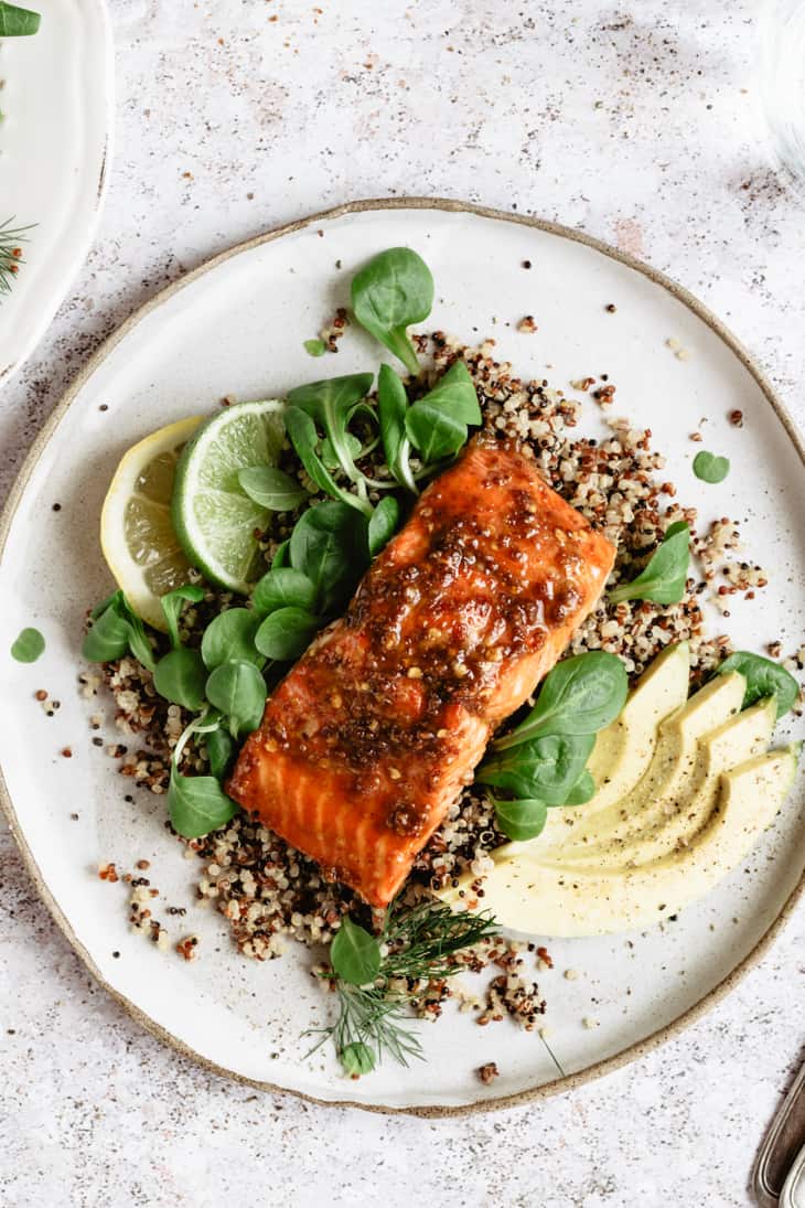 Sweet &amp; Spicy Glazed Salmon